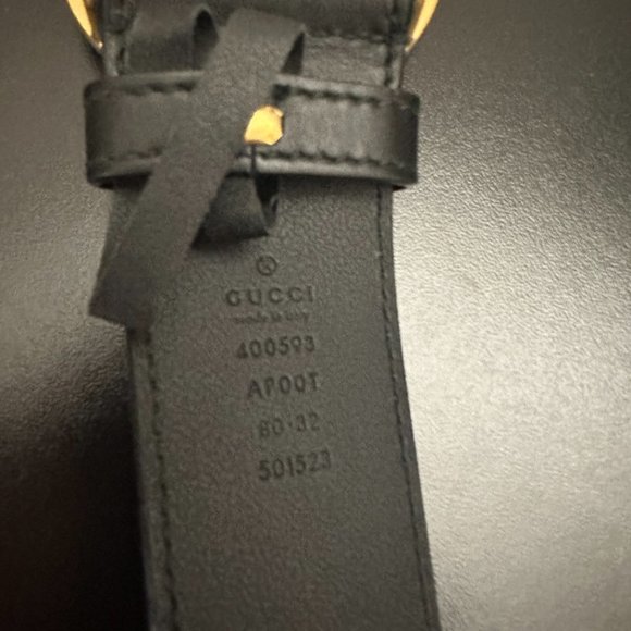 Gucci GG Marmount Leather Belt main image 5